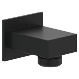 Cutout image of Villeroy & Boch Universal Matt Black Square Shower Outlet